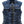 Men Distressed Blue Leather Vest