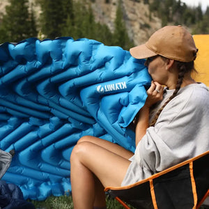 Double V Sleeping Pad - Blue