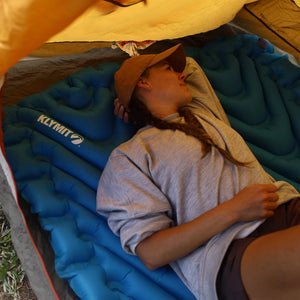 Double V Sleeping Pad - Blue