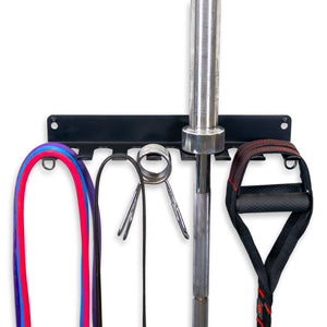 Gym Equipment Organizer for Bands, Jump Ropes, Foam Roller