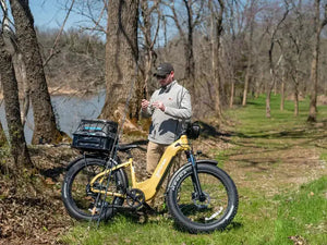 YOUNG Electric E-Scout Pro Step-Through Commuter Ebike | Up to 80 Miles, 28 MPH | 960Wh LG Battery, 26’’ All-terrain eBike