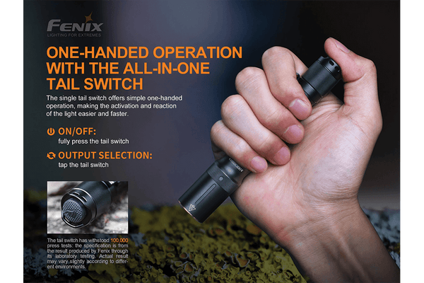 Fenix E20 V2.0 EDC Flashlight - 350 Lumens