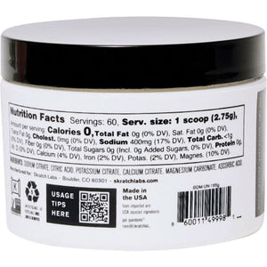 Skratch Labs Electrolyte Booster, Unflavored Hydration, 60-Serving Jar