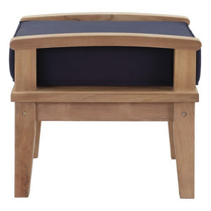 Marina Outdoor Patio Teak Ottoman by Modway