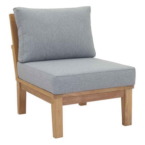 Patio Elegance Outdoor Lounge Set - Marina 9-Piece Teak Collection by Modway