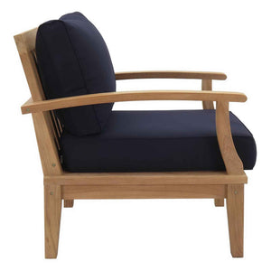 Patio Elegance Outdoor Lounge Set - Marina 9-Piece Teak Collection by Modway