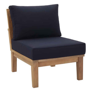 Patio Elegance Outdoor Lounge Set - Marina 9-Piece Teak Collection by Modway