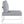 Fortuna Armless Outdoor Patio Chair by Modway