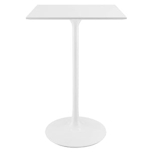 Lippa 28" Square Wood Bar Table by Modway