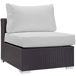 Patio Elegance Outdoor Sectional Set - 10-Piece Convene Lounge Set by Modway