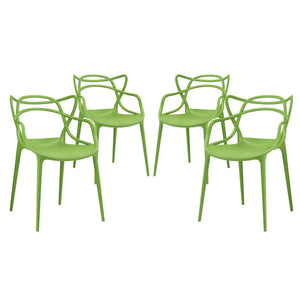 Entangled Dining Set Set of 4 by Modway