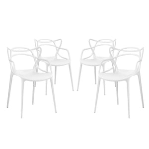 Entangled Dining Set Set of 4 by Modway