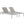 Shore Outdoor Patio Aluminum Chaise Set of 2 by Modway