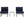 Shore 3 Piece Outdoor Patio Aluminum Sectional Sofa Set by Modway