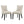 Marquis Fabric Dining Side Chair Set of 2 by Modway