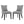 Marquis Fabric Dining Side Chair Set of 2 by Modway