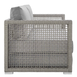 Aura Outdoor Patio Wicker Rattan Loveseat by Modway