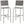 Shore Outdoor Patio Aluminum Armless Bar Stool Set of 2 by Modway