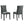 Duchess Vinyl Dining Chair Set of 2 by Modway
