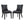 Marquis Faux Leather Dining Chair Set of 2 by Modway