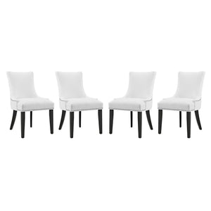Marquis Faux Leather Dining Chair Set of 4 by Modway