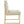 Privy Gold Stainless Steel Upholstered Fabric Dining Accent Chair