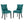 Regent Tufted Performance Velvet Dining Side Chairs Set of 2 by Modway