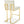 Privy Gold Stainless Steel Performance Velvet Counter Stool by Modway