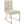 Privy Gold Stainless Steel Upholstered Fabric Dining Accent Chair Set of 2 by Modway