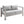 Shore Sunbrella Fabric Aluminum Outdoor Patio Loveseat by Modway