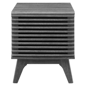 Render Vinyl Record Display Stand by Modway