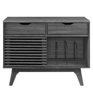 Render Vinyl Record Display Stand by Modway