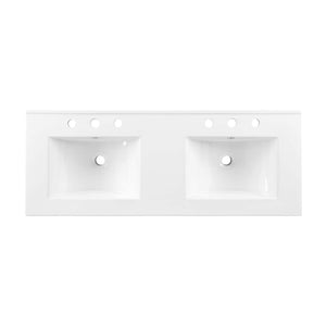 Cayman 48" Double Basin Bathroom Sink by Modway
