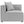 Saybrook 2-Piece Outdoor Patio Upholstered Sectional Sofa Loveseat by Modway