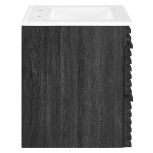 Render 24" Wall-Mount Bathroom Vanity by Modway