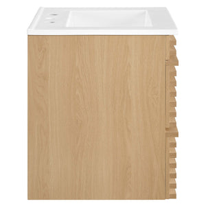 Render 24" Wall-Mount Bathroom Vanity by Modway