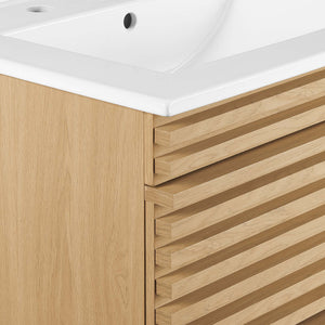 Render 24" Wall-Mount Bathroom Vanity by Modway
