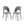Rouse Upholstered Fabric Dining Side Chair Set of 2 by Modway