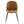 Scoop Black Powder Coated Steel Leg Vegan Leather Dining Chairs Set of 2 by Modway