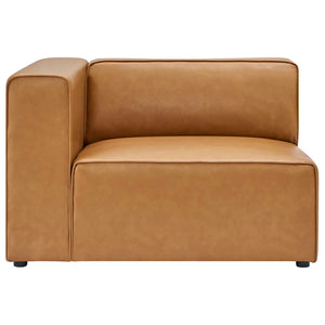 Mingle 5-Piece Vegan Leather Sectional Sofa by Modway