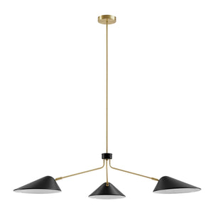 Journey 3-Light 14" Arm Pendant by Modway