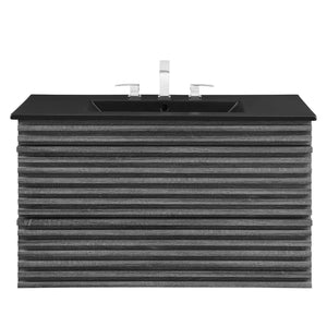 Render 36" Wall-Mount Bathroom Vanity by Modway