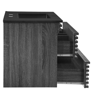 Render 36" Wall-Mount Bathroom Vanity by Modway