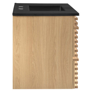 Render 36" Wall-Mount Bathroom Vanity by Modway