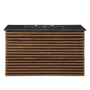 Render 36" Wall-Mount Bathroom Vanity by Modway