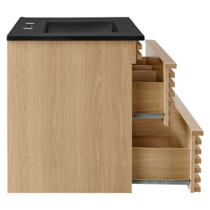 Render 30" Wall-Mount Bathroom Vanity by Modway