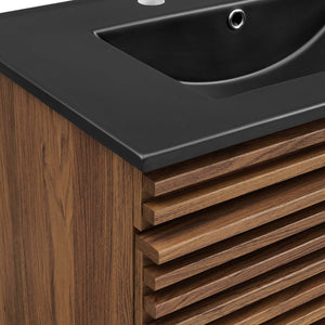 Render 30" Wall-Mount Bathroom Vanity by Modway