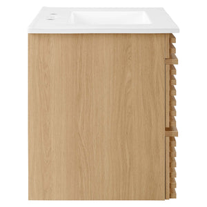 Render 30" Wall-Mount Bathroom Vanity by Modway