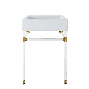Redeem 24" Acrylic Wall-Mount Bathroom Vanity by Modway