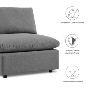 Patio Elegance Outdoor Sectional Sofa Set by Modway – Stylish 5-Piece Furniture for Patios